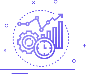 Icono de Automatización Inteligente para optimizar procesos digitales y aumentar la eficiencia.